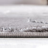 Hollywood Luxe Collection Area Rug - Sunset (Gray Silver) Oval Gray Silver  lifestyle 34