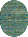 Caribbean Cove Collection Area Rug -  Lucia Oval Aqua  lifestyle 31