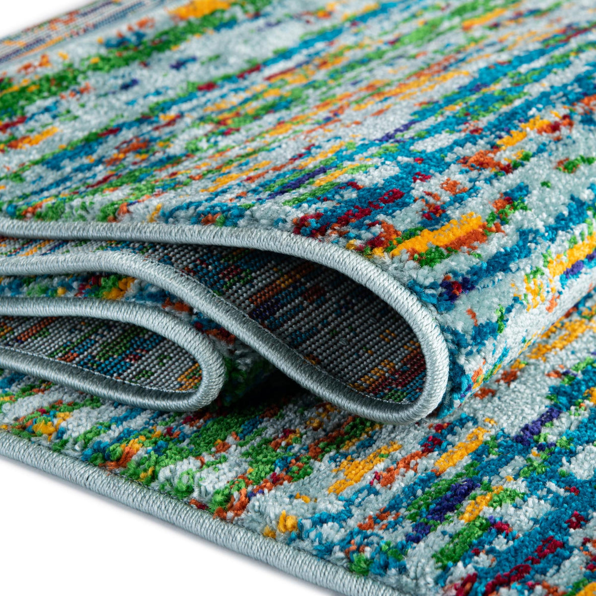 Caribbean Cove Collection Area Rug -  Lucia Oval Aqua  lifestyle 50