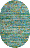 Caribbean Cove Collection Area Rug -  Lucia Oval Aqua  lifestyle 22