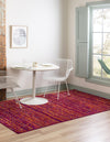 Caribbean Cove Collection Area Rug -  Lucia Rectangle Pink  lifestyle 5
