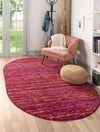 Caribbean Cove Collection Area Rug -  Lucia Oval Pink  lifestyle 25