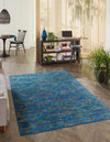 Caribbean Cove Collection Area Rug -  Lucia Rectangle Navy Blue  lifestyle 4