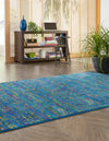 Caribbean Cove Collection Area Rug -  Lucia Rectangle Navy Blue  lifestyle 6