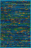 Caribbean Cove Collection Area Rug -  Lucia Rectangle Navy Blue  lifestyle 2