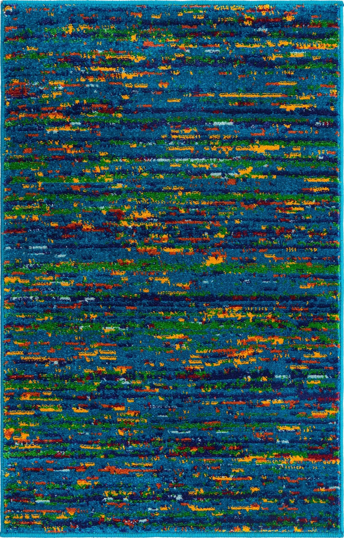 Caribbean Cove Collection Area Rug -  Lucia Rectangle Navy Blue  lifestyle 2