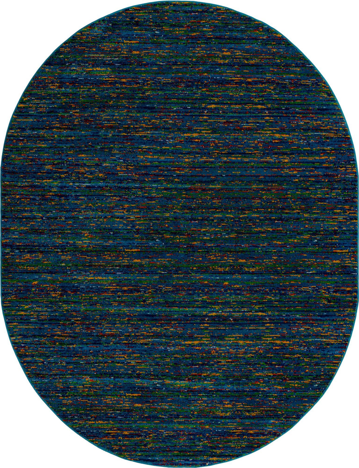 Caribbean Cove Collection Area Rug -  Lucia Oval Navy Blue  lifestyle 70