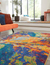 Caribbean Cove Collection Area Rug -  Bequia Rectangle Multi  lifestyle 3