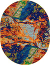 Caribbean Cove Collection Area Rug -  Bequia Oval Multi  lifestyle 10
