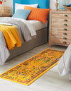 Caribbean Cove Collection Area Rug -  Tobago Runner Yellow  lifestyle 70
