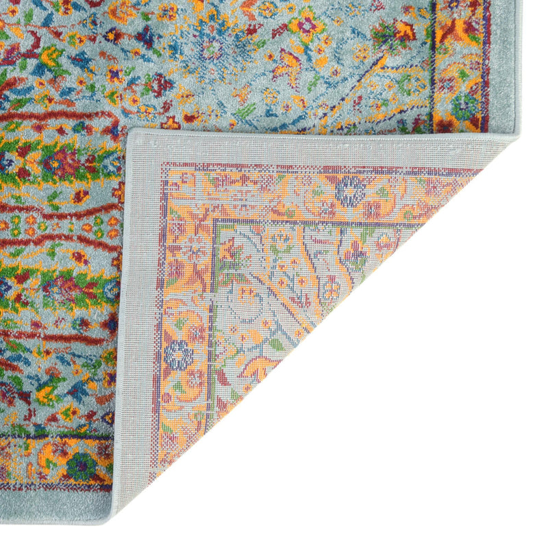 Caribbean Cove Collection Area Rug -  Tobago Rectangle Aqua  lifestyle 24