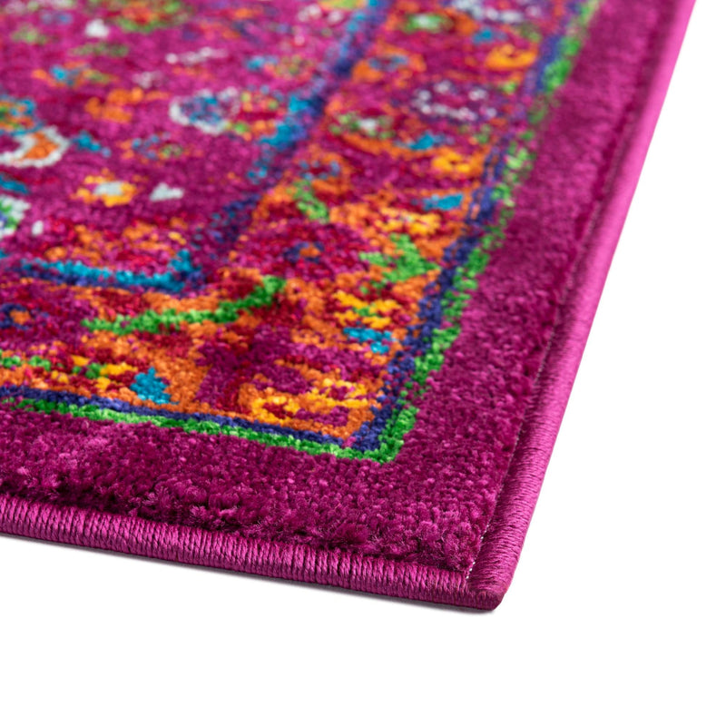 Caribbean Cove Collection Area Rug -  Tobago Rectangle Pink  lifestyle 21