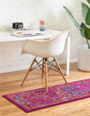 Caribbean Cove Collection Area Rug -  Tobago Runner Pink  lifestyle 72