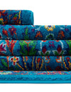 Caribbean Cove Collection Area Rug -  Tobago Rectangle Navy Blue  lifestyle 33
