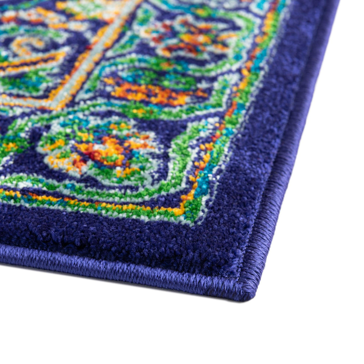 Caribbean Cove Collection Area Rug -  Mustique Rectangle Navy Blue  lifestyle 12