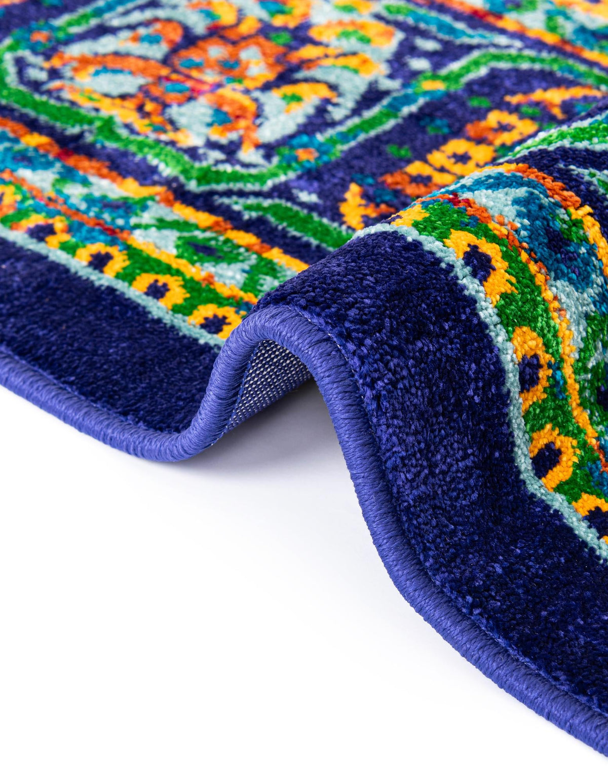 Caribbean Cove Collection Area Rug -  Mustique Rectangle Navy Blue  lifestyle 23