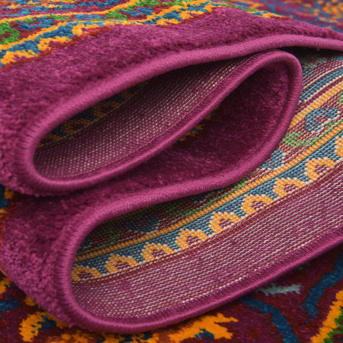 Caribbean Cove Collection Area Rug -  Mustique Oval Fuchsia  lifestyle 126