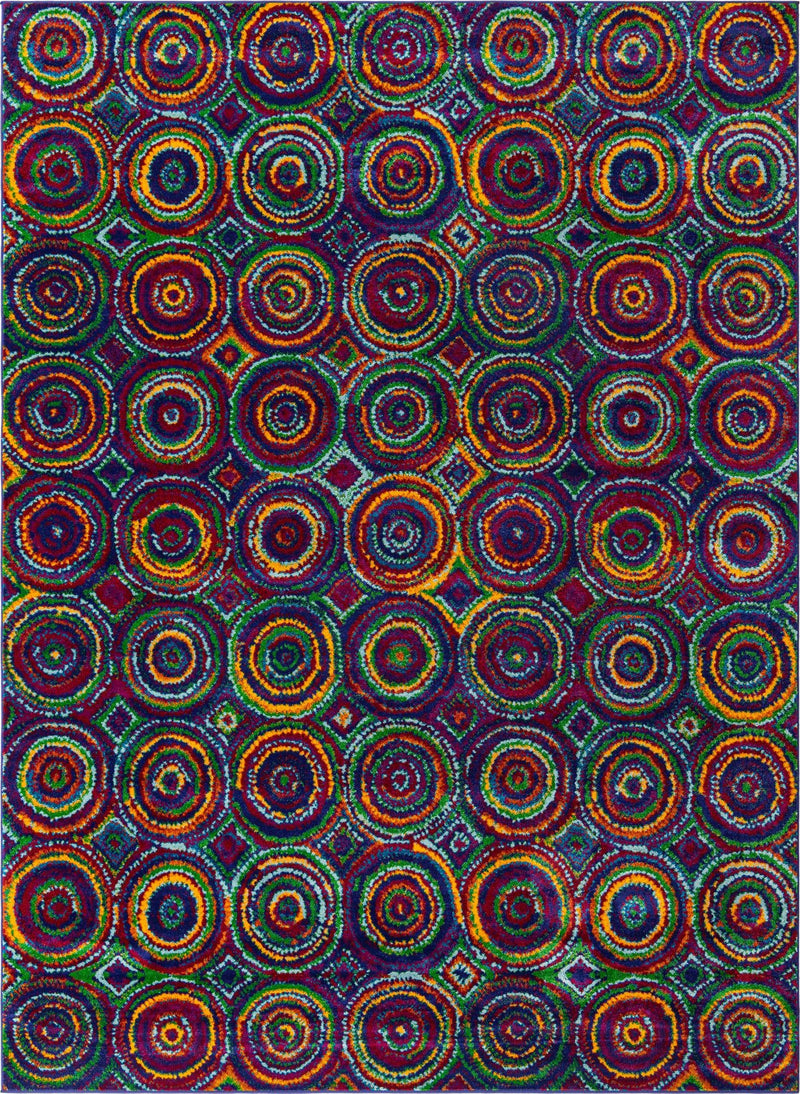 Caribbean Cove Collection Area Rug -  Vincent Rectangle Multi Main