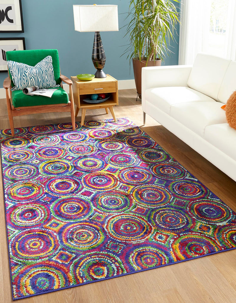 Caribbean Cove Collection Area Rug -  Vincent Rectangle Multi  lifestyle 2