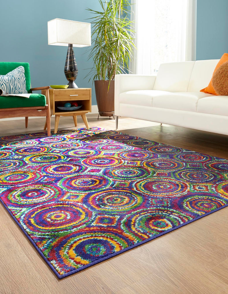 Caribbean Cove Collection Area Rug -  Vincent Rectangle Multi  lifestyle 3