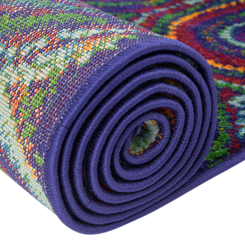 Caribbean Cove Collection Area Rug -  Vincent Rectangle Multi  lifestyle 11