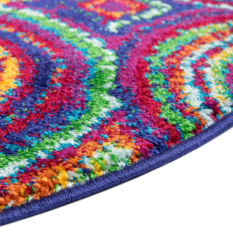 Caribbean Cove Collection Area Rug -  Vincent Oval Multi  lifestyle 25