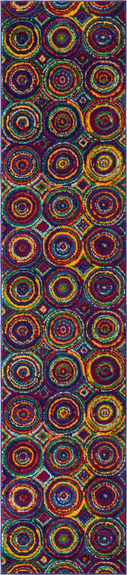 Caribbean Cove Collection Area Rug -  Vincent Runner Multi  lifestyle 16