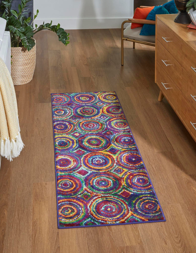 Caribbean Cove Collection Area Rug -  Vincent Runner Multi  lifestyle 18