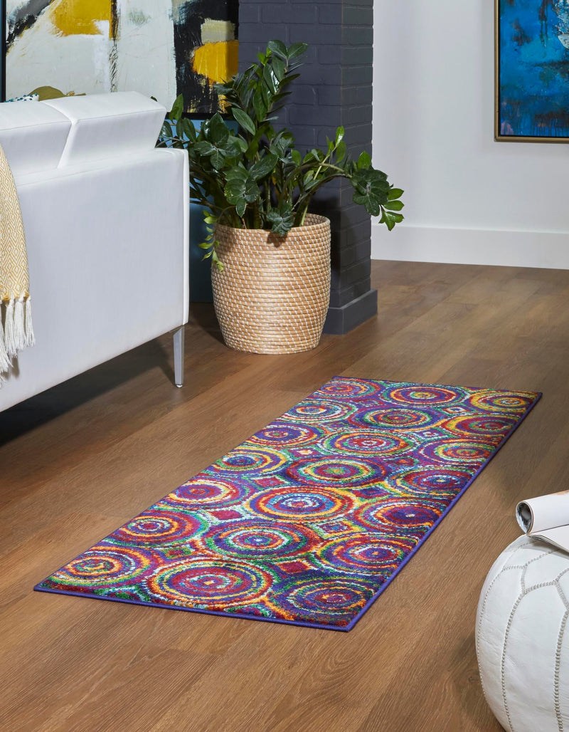 Caribbean Cove Collection Area Rug -  Vincent Runner Multi  lifestyle 20