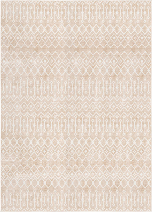 Marrakech Lattice Collection Area Rug - Essaouira (Sand) Rectangle Sand Main