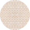 Marrakech Lattice Collection Area Rug - Essaouira (Sand) Round Sand  lifestyle 18