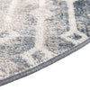 Marrakech Lattice Collection Area Rug - Essaouira (Vintage Blue) Oval Vintage Blue  lifestyle 51
