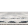 Marrakech Lattice Collection Area Rug - Essaouira (Coastal White) Oval Coastal White  lifestyle 26