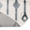 Marrakech Lattice Collection Area Rug - Essaouira (Coastal White) Oval Coastal White  lifestyle 46