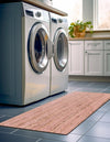 Woven Seaside Jute Collection Area Rug - Savannah (Light Pink) Runner Light Pink  lifestyle 37
