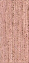 Woven Seaside Jute Collection Area Rug - Savannah (Light Pink) Runner Light Pink  lifestyle 25