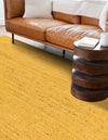 Woven Seaside Jute Collection Area Rug - Savannah (Yellow) Rectangle Yellow  lifestyle 22