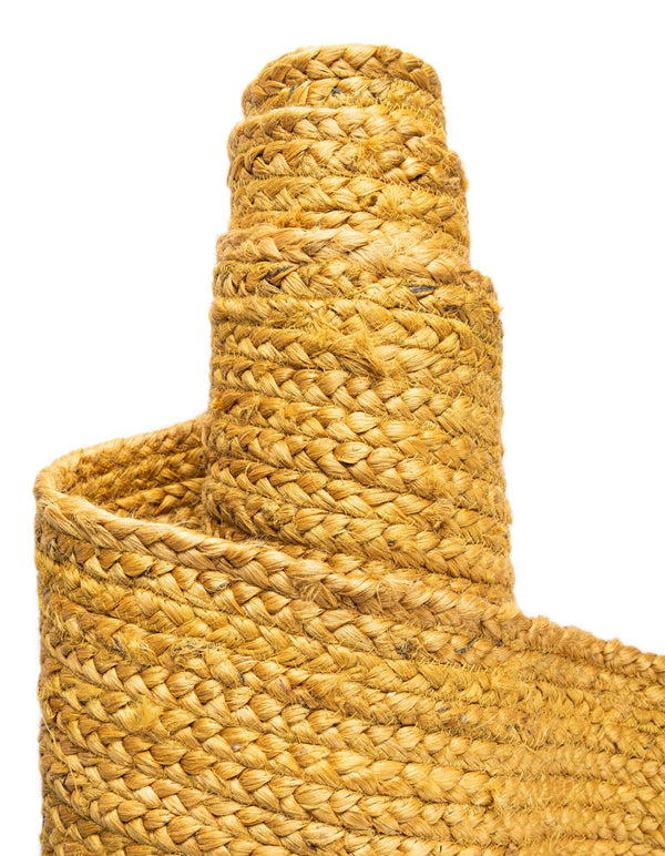 Woven Seaside Jute Collection Area Rug - Savannah (Yellow) Rectangle Yellow  lifestyle 18
