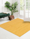 Woven Seaside Jute Collection Area Rug - Savannah (Yellow) Square Yellow  lifestyle 35