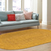 Woven Seaside Jute Collection Area Rug - Savannah (Yellow) Oval Yellow  lifestyle 137