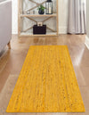 Woven Seaside Jute Collection Area Rug - Savannah (Yellow) Runner Yellow  lifestyle 47