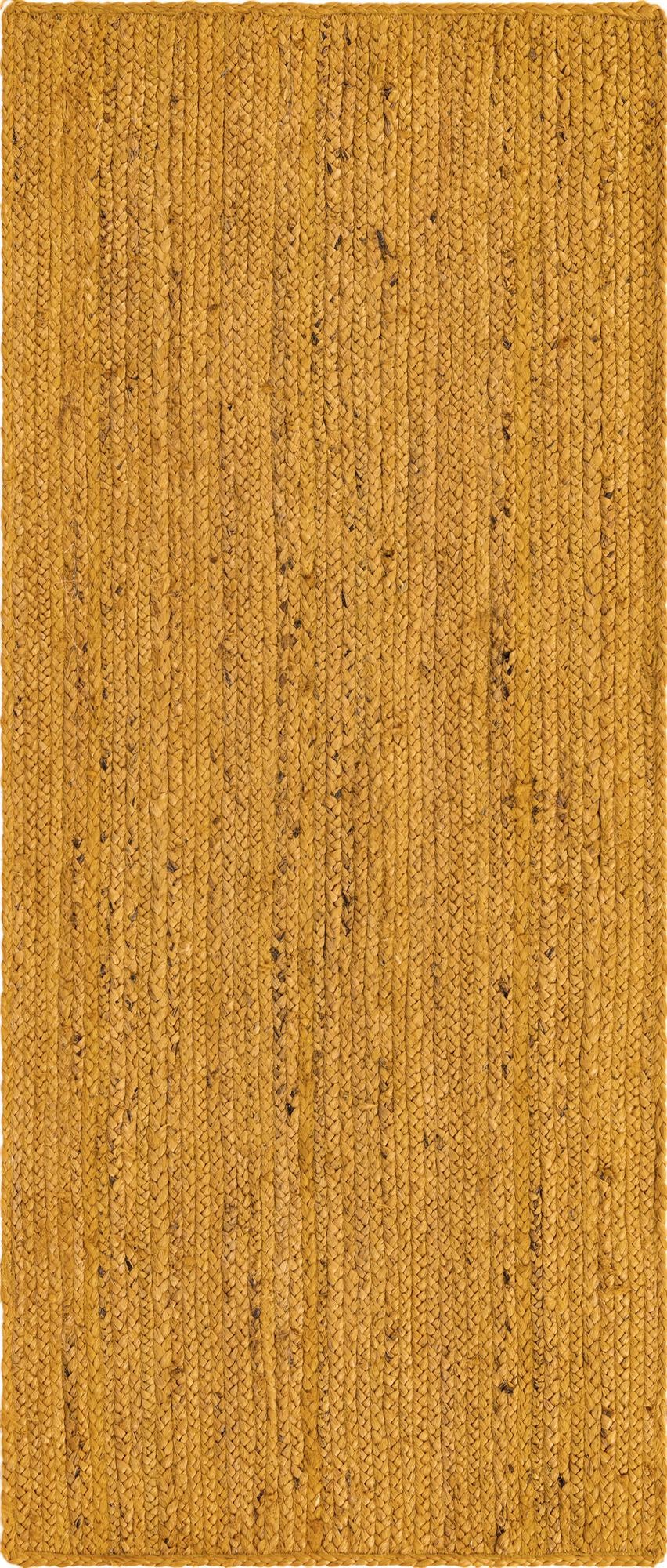 Woven Seaside Jute Collection Area Rug - Savannah (Yellow) Runner Yellow  lifestyle 45