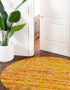 Caribbean Cove Collection Area Rug -  Lucia Round Yellow  lifestyle 26