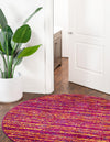 Caribbean Cove Collection Area Rug -  Lucia Round Pink  lifestyle 24