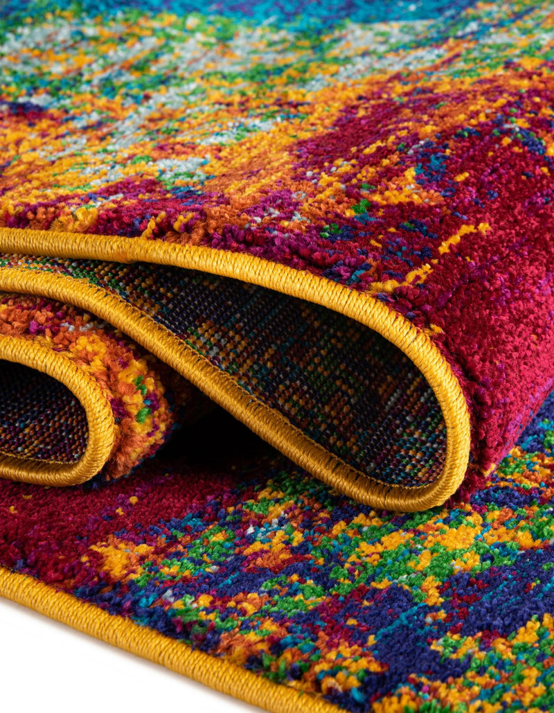 Caribbean Cove Collection Area Rug -  Bequia Round Multi  lifestyle 45