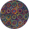 Caribbean Cove Collection Area Rug -  Vincent Round Multi  lifestyle 24