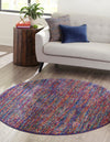 Caribbean Cove Collection Area Rug -  Mayreau Round Multi  lifestyle 5