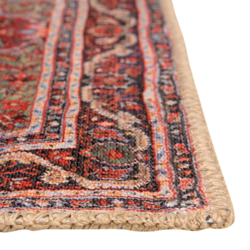 Heritage Elegance Collection Area Rug -  Schonbrunn Rectangle Burgundy  lifestyle 6