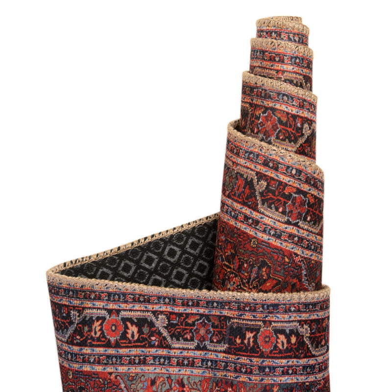 Heritage Elegance Collection Area Rug -  Schonbrunn Rectangle Burgundy  lifestyle 10