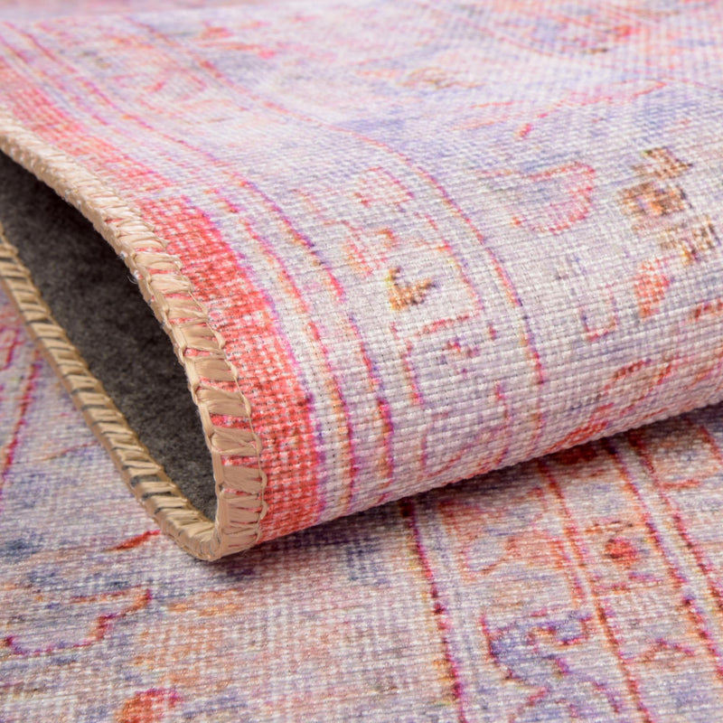 Heritage Elegance Collection Area Rug -  Miramar Rectangle Rust Red  lifestyle 41